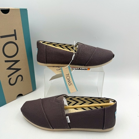 Toms Shoes - NEW TOMS Alpargata US Size Women's 7.5 Ash Recycled Cotton Canvas
